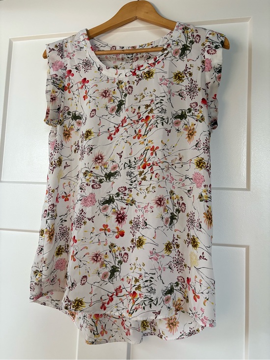 Pleione Tops - Pleione Floral Sleeveless Blouse Size Small